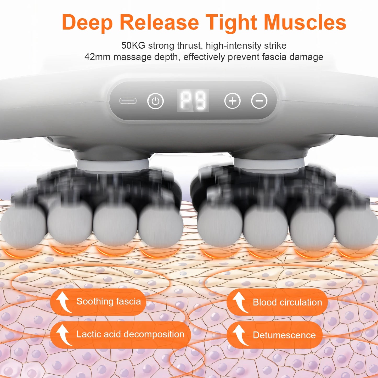 PerCuShot 42-Head Fascia Massager